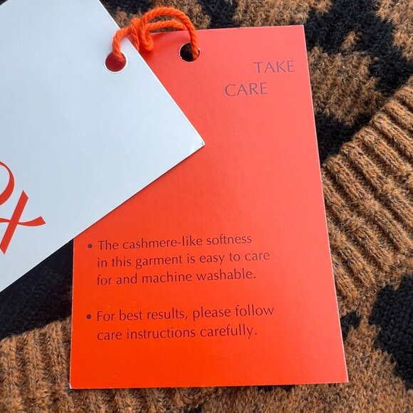 Knox Rose Women's V-Neck Pullover Sweater Camel Brown Medium - Picture 5 of 6